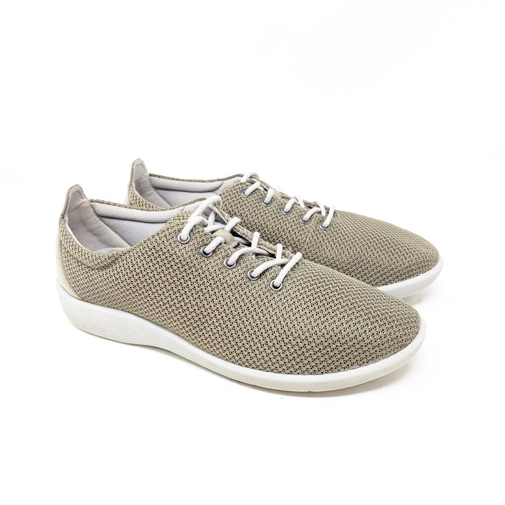 Clarks Womens 8 Cloud Steppers Sillian Tino Sneakers Casual Walking Shoes Tan